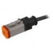 Připojovací kabel DT06-6S PIN: 6 přímý 1,5m zástrčka 48VAC 8A