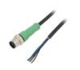 Kabel: pro snímače/automatizaci M12 PIN: 5 přímý 1,5m zástrčka