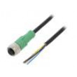 Kabel: pro snímače/automatizaci M12 PIN: 5 přímý 10m zástrčka