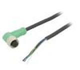 Kabel: pro snímače/automatizaci M12 PIN: 5 úhlový 5m zástrčka