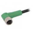 Kabel: pro snímače/automatizaci M8 PIN: 3 úhlový 3m zástrčka
