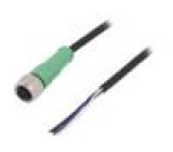Připojovací kabel M12 PIN: 4 přímý 10m zástrčka 250VAC 4A