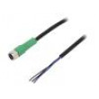 Kabel: pro snímače/automatizaci M8 PIN: 3 přímý 10m zástrčka