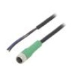 Kabel: pro snímače/automatizaci M8 PIN: 3 přímý 5m zástrčka