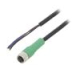 Kabel: pro snímače/automatizaci M8 PIN: 3 přímý 5m zástrčka