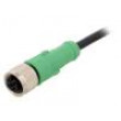 Kabel: pro snímače/automatizaci M12 PIN: 4 přímý 3m zástrčka