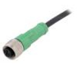 Kabel: pro snímače/automatizaci M12 PIN: 4 přímý 5m zástrčka