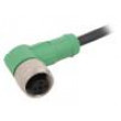 Připojovací kabel M12 PIN: 4 úhlový 1,5m zástrčka 250VAC 4A