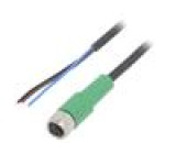 Kabel: pro snímače/automatizaci M8 PIN: 3 přímý 5m zástrčka