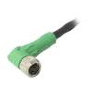 Kabel: pro snímače/automatizaci M8 PIN: 3 úhlový 3m zástrčka