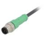 Připojovací kabel M12 PIN: 5 přímý 1,5m zástrčka 60VAC 4A