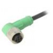 Kabel: pro snímače/automatizaci M12 PIN: 5 úhlový 3m zástrčka