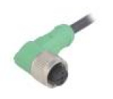 Kabel: pro snímače/automatizaci M12 PIN: 4 úhlový 10m zástrčka