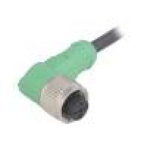 Kabel: pro snímače/automatizaci M12 PIN: 4 úhlový 10m zástrčka