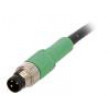 Připojovací kabel M8 PIN: 3 přímý 3m zástrčka 60VAC 4A 60VDC