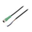 Kabel: pro snímače/automatizaci M8 PIN: 4 přímý 5m zástrčka