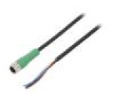 Kabel: pro snímače/automatizaci M8 PIN: 4 přímý 5m zástrčka