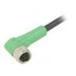 Kabel: pro snímače/automatizaci M8 PIN: 4 úhlový 3m zástrčka