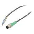 Kabel: pro snímače/automatizaci M12 PIN: 5 přímý 10m zástrčka