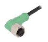 Kabel: pro snímače/automatizaci M12 PIN: 4 úhlový 5m zástrčka
