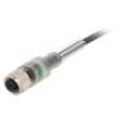 Kabel: pro snímače/automatizaci M12 PIN: 4 přímý 1,5m 4A PUR