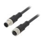 Kabel: pro snímače/automatizaci M12 PIN: 8 2m zástrčka 30VAC