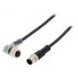 Kabel: pro snímače/automatizaci M12 PIN: 5 2m zástrčka 24VAC