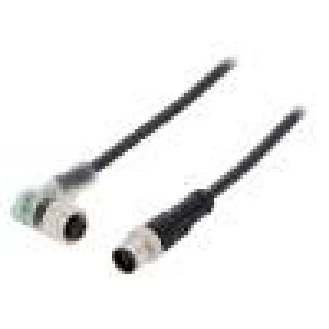 Kabel: pro snímače/automatizaci M12 PIN: 5 2m zástrčka 24VAC