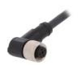 Kabel: pro snímače/automatizaci M12 PIN: 4 úhlový 2m zástrčka