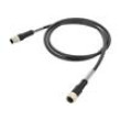 Kabel: pro snímače/automatizaci M12 PIN: 8 1m zástrčka 30VAC