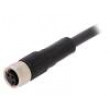Kabel: pro snímače/automatizaci M8 PIN: 3 přímý 2m zástrčka