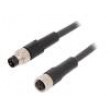Kabel: pro snímače/automatizaci M8 PIN: 3 2m zástrčka 60VAC 4A