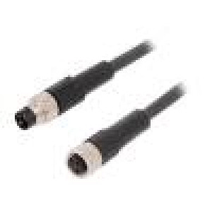 Kabel: pro snímače/automatizaci M8 PIN: 3 2m zástrčka 60VAC 4A
