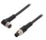 Připojovací kabel M8 PIN: 3 1m zástrčka 60VAC 4A -25÷80°C