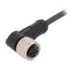 Kabel: pro snímače/automatizaci M12 PIN: 3 úhlový 2m zástrčka