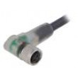 Kabel: pro snímače/automatizaci M8 PIN: 3 úhlový 5m zástrčka