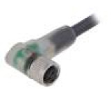 Kabel: pro snímače/automatizaci M8 PIN: 3 úhlový 5m zástrčka