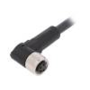 Kabel: pro snímače/automatizaci M8 PIN: 4 úhlový 2m zástrčka
