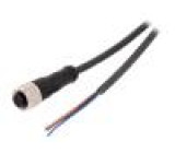 Kabel: pro snímače/automatizaci M12 PIN: 4 přímý 2m zástrčka