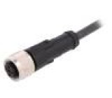 Kabel: pro snímače/automatizaci M12 PIN: 4 přímý 5m zástrčka