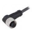 Kabel: pro snímače/automatizaci M12 PIN: 4 úhlový 2m zástrčka