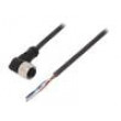 Kabel: pro snímače/automatizaci M12 PIN: 4 úhlový 5m zástrčka