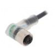 Kabel: pro snímače/automatizaci M12 PIN: 4 úhlový 2m zástrčka