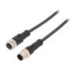 Kabel: pro snímače/automatizaci M12 PIN: 4 1m zástrčka 250VAC