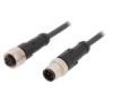 Připojovací kabel M12 PIN: 4 2m zástrčka 250VAC 4A -25÷80°C