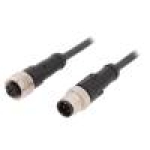 Kabel: pro snímače/automatizaci M12 PIN: 4 2m zástrčka 250VAC