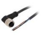 Kabel: pro snímače/automatizaci M12 PIN: 4 úhlový 10m zástrčka