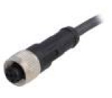 Kabel: pro snímače/automatizaci M12 PIN: 4 přímý 10m zástrčka