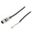 Kabel: pro snímače/automatizaci M12 PIN: 4 přímý 10m zástrčka