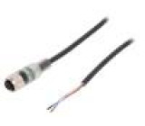 Kabel: pro snímače/automatizaci M12 PIN: 4 přímý 10m zástrčka